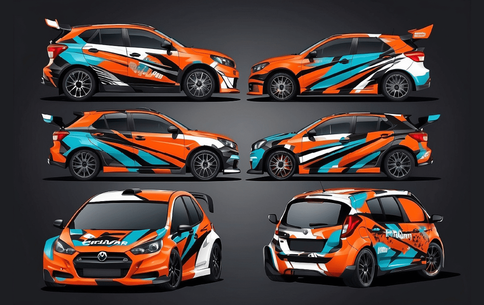 Wrapping bus dan mobil custom